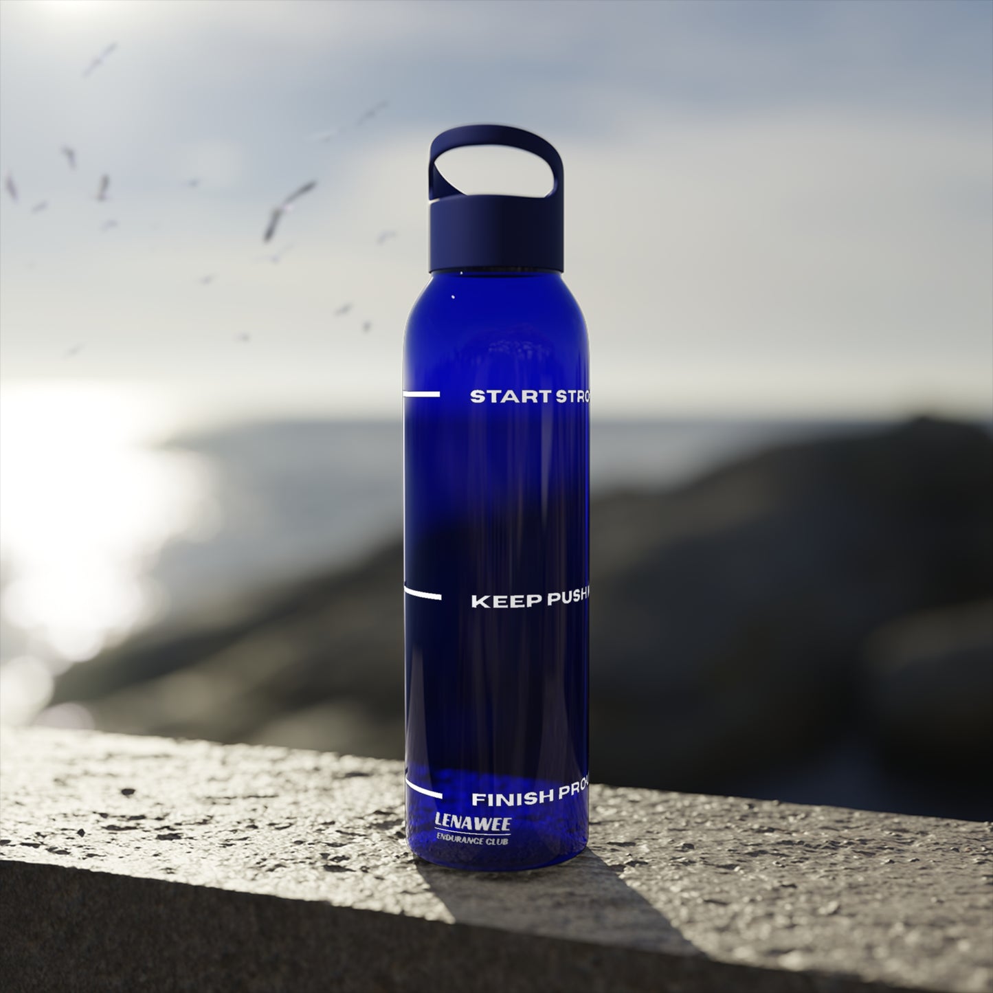 “Fill. Fuel. Finish.” Hydration Bottle