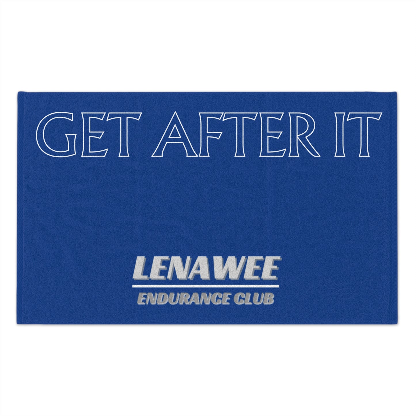 “Get After It” Gym Towel – Lenawee Endurance Edition