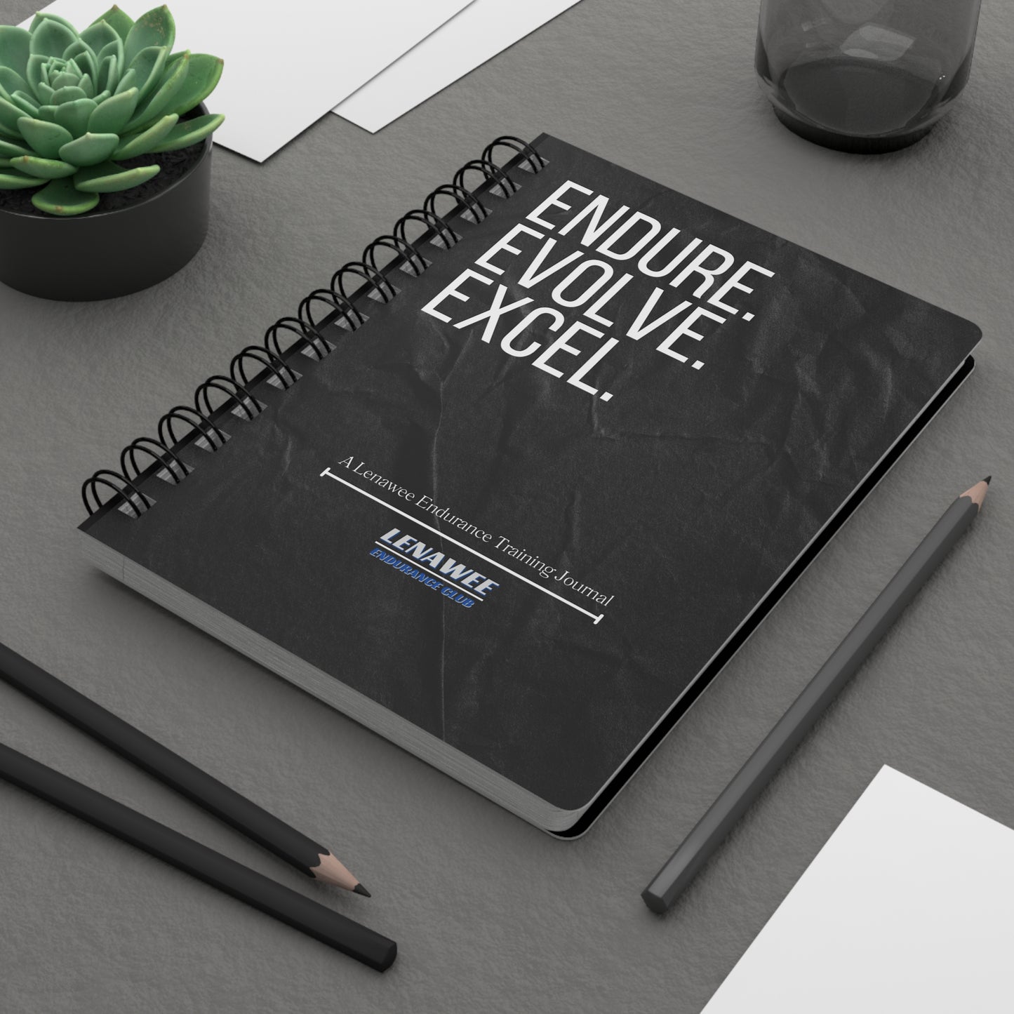 Endurance Training Spiral Bound Journal - Endure, Evolve, Excel