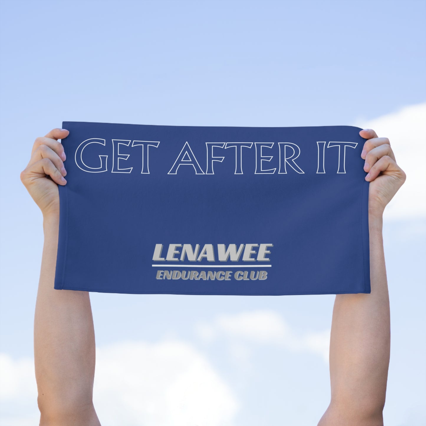 “Get After It” Gym Towel – Lenawee Endurance Edition