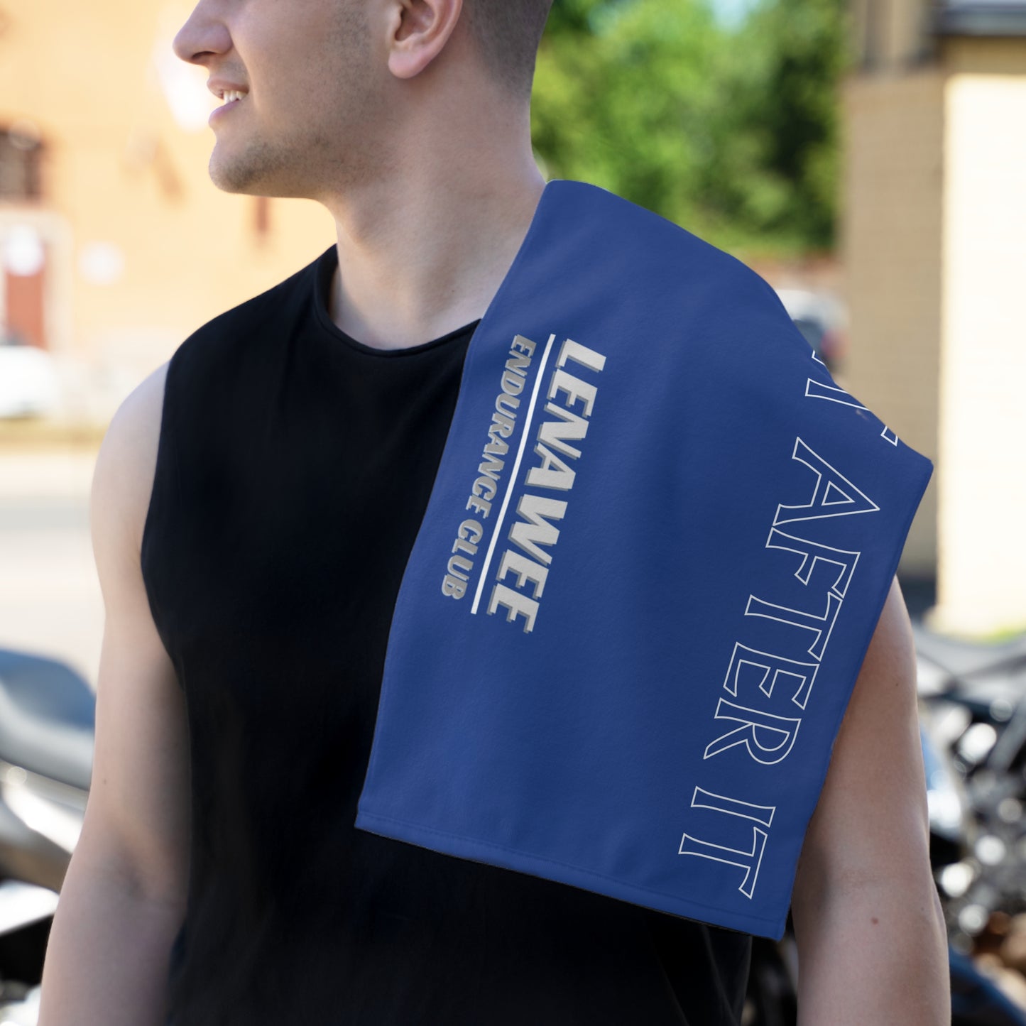 “Get After It” Gym Towel – Lenawee Endurance Edition