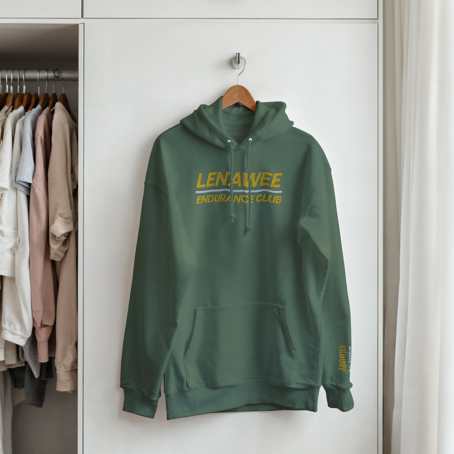 "Built to Endure" Embroidered Hoodie