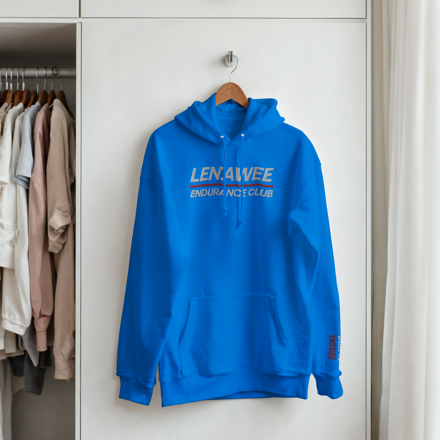 "Built to Endure" Embroidered Hoodie